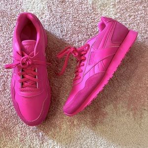 Hot Pink, Size 9.5 Reebok sneakers. Brand new, never worn.